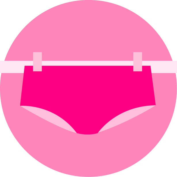 icono de Intima Wear secándose en la sombra